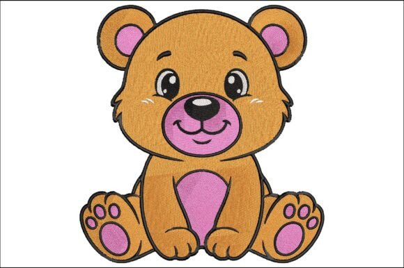 Cuddly Teddy Bear Embroidery Design Review