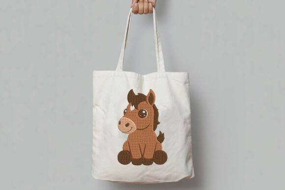 Cute Cartoon Horse Pony Embroidery File