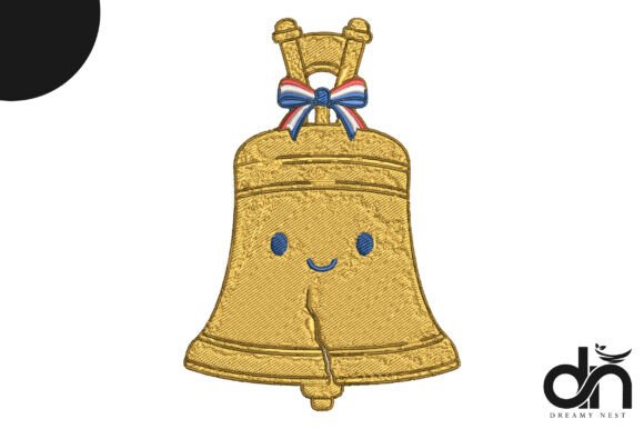 Cute Patriotic Liberty Bell Embroidery Review