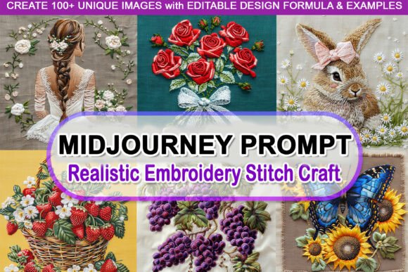 Editable Prompt -Embroidery Stitch Craft Review