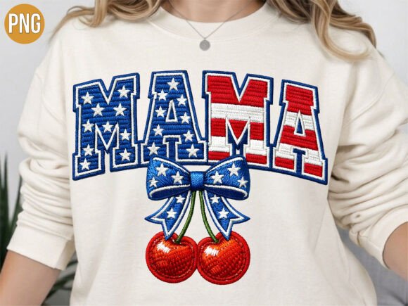 Mama Embroidery Bow Cherries USA PNG: A Designer’s Honest Review