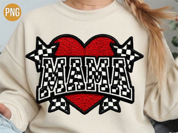 Mama Heart Checkered Embroidery PNG: A Designer’s Honest Review
