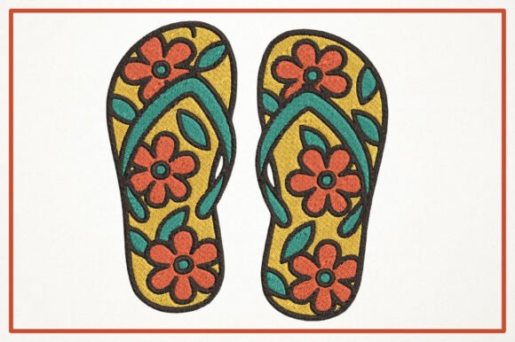 Summer Floral Flip-Flops Embroidery: A Designerβs Honest Review